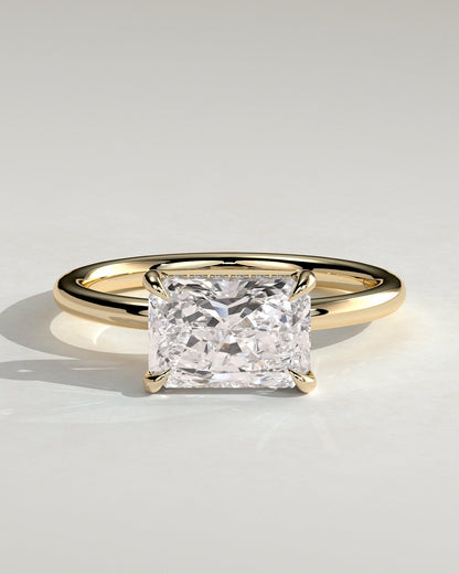 Round Halo, Pave & Split Shank Engagement Ring – 1.93 CT Lab Grown Diamond