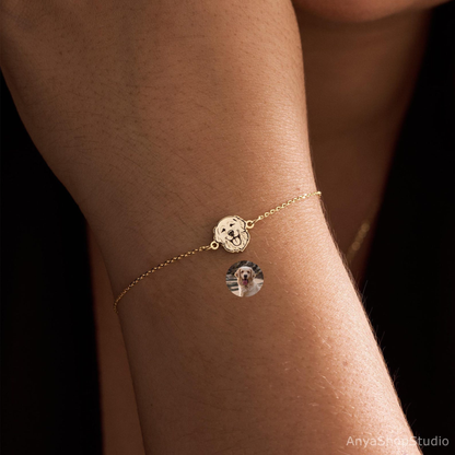 Dog Photo Personalised Bracelet