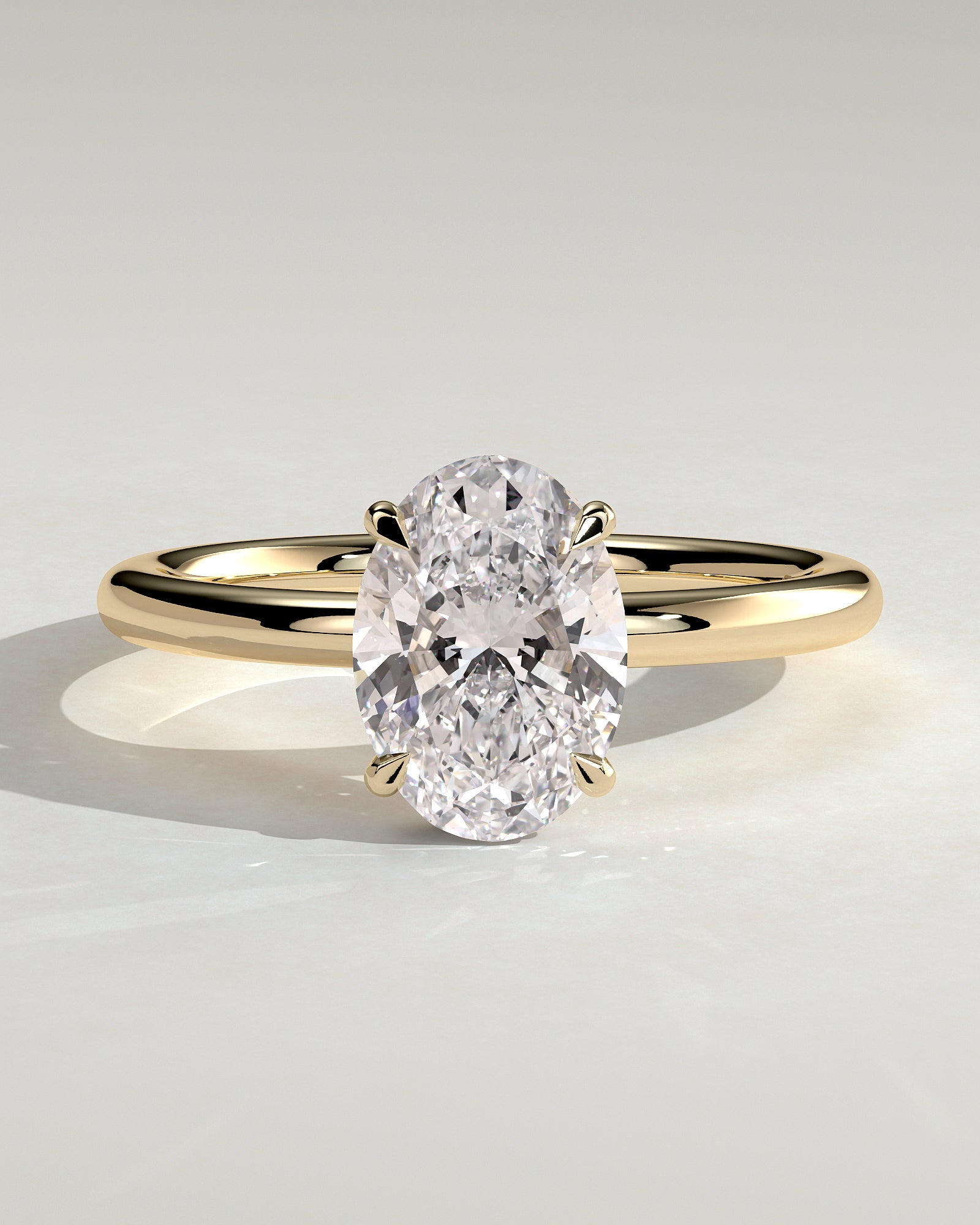 Round Halo, Pave & Split Shank Engagement Ring – 1.93 CT Lab Grown Diamond