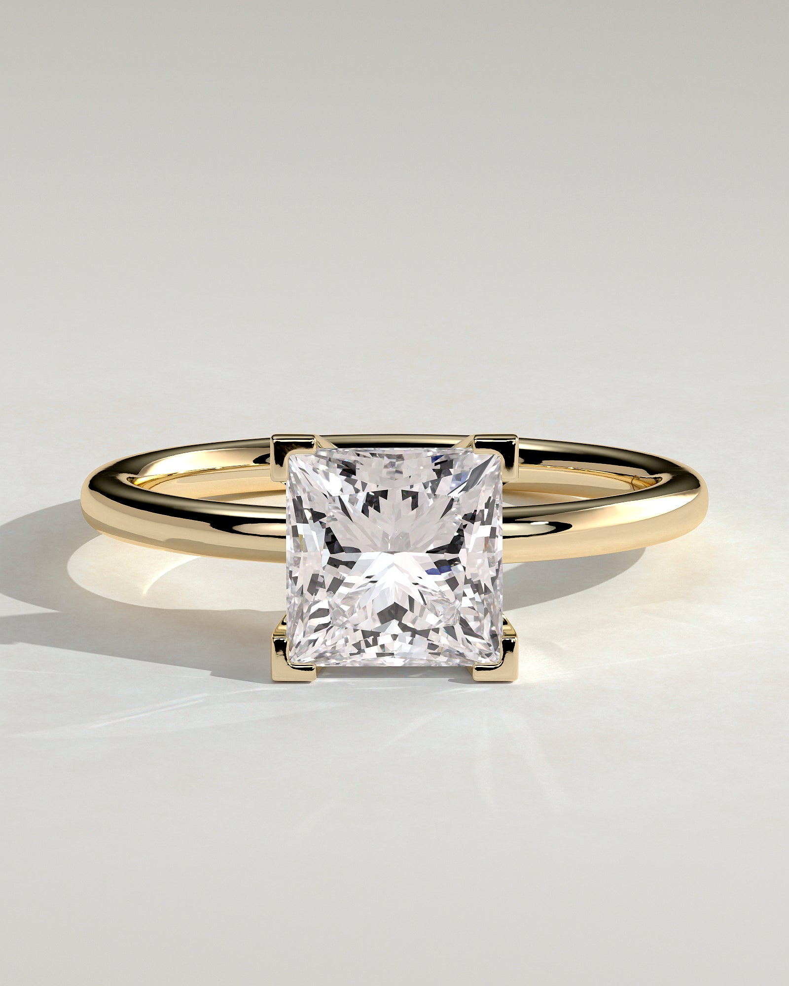Round Halo, Pave & Split Shank Engagement Ring – 1.93 CT Lab Grown Diamond