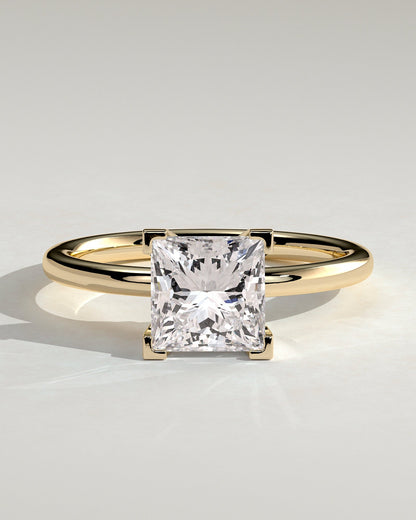 Round Halo, Pave & Split Shank Engagement Ring – 1.93 CT Lab Grown Diamond
