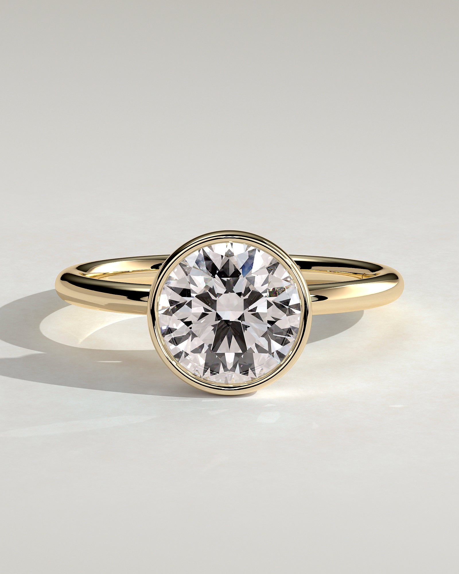 Round Halo, Pave & Split Shank Engagement Ring – 1.93 CT Lab Grown Diamond