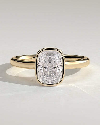 Round Halo, Pave & Split Shank Engagement Ring – 1.93 CT Lab Grown Diamond