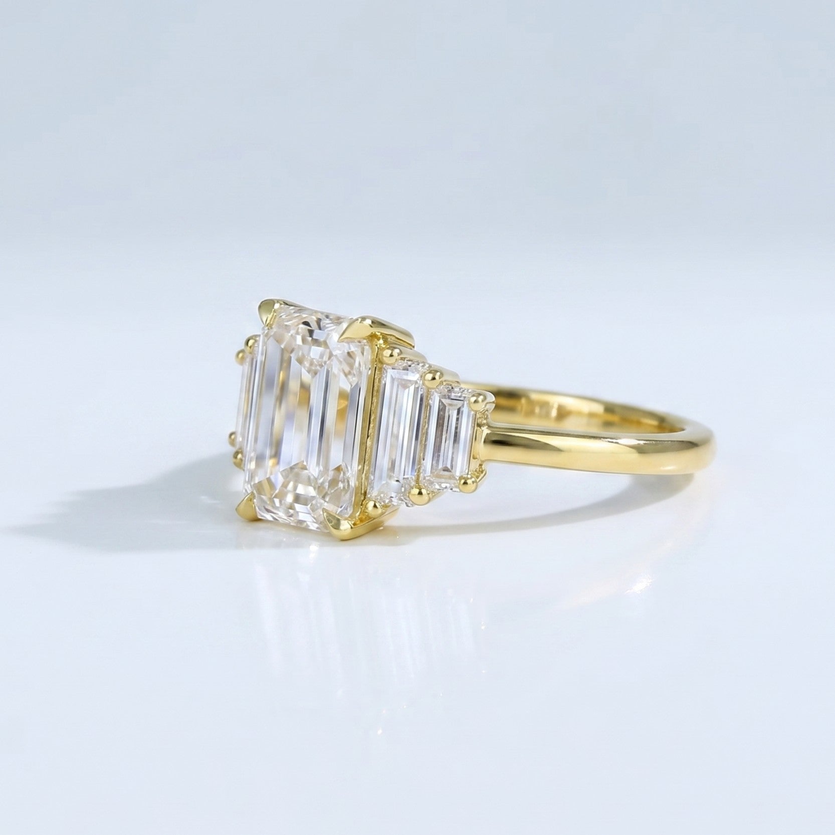 Marquise Swirl Solitaire Engagement Ring – 1 CT Lab Grown Diamond