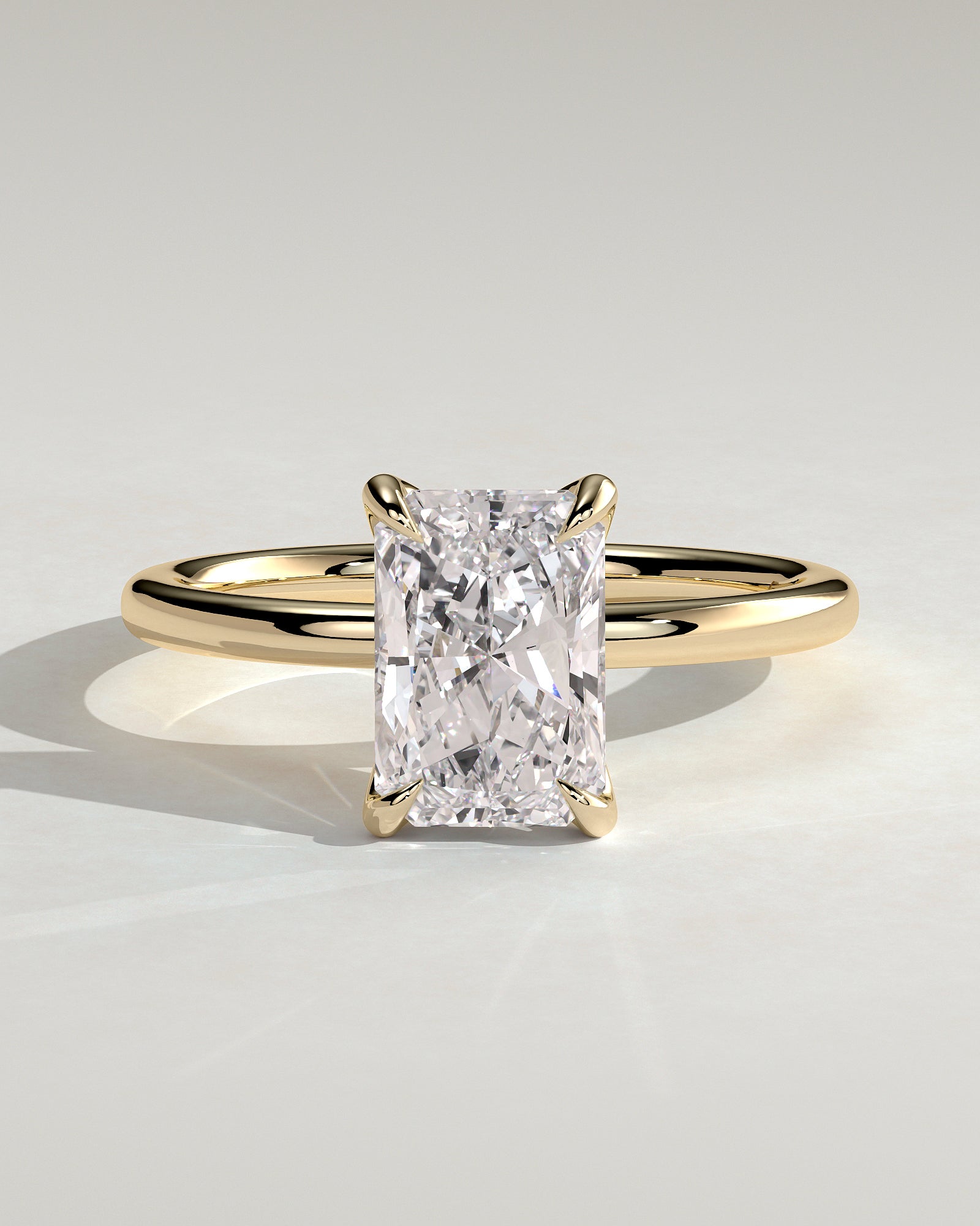 Round Halo, Pave & Split Shank Engagement Ring – 1.93 CT Lab Grown Diamond