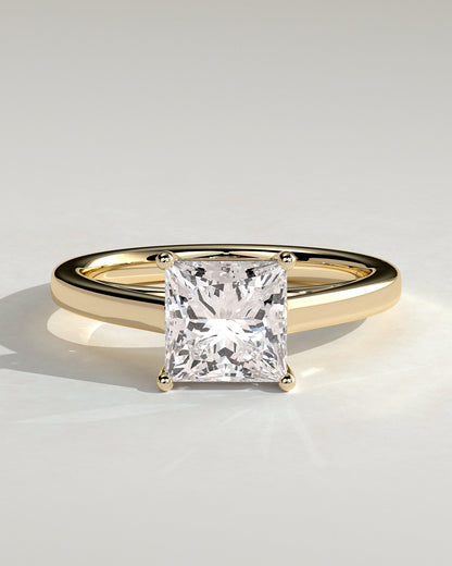 Round Halo, Pave & Split Shank Engagement Ring – 1.93 CT Lab Grown Diamond