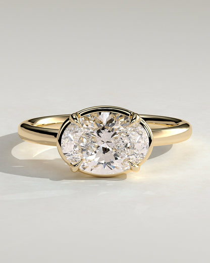 Round Halo, Pave & Split Shank Engagement Ring – 1.93 CT Lab Grown Diamond