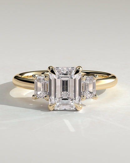 Round Halo, Pave & Split Shank Engagement Ring – 1.93 CT Lab Grown Diamond
