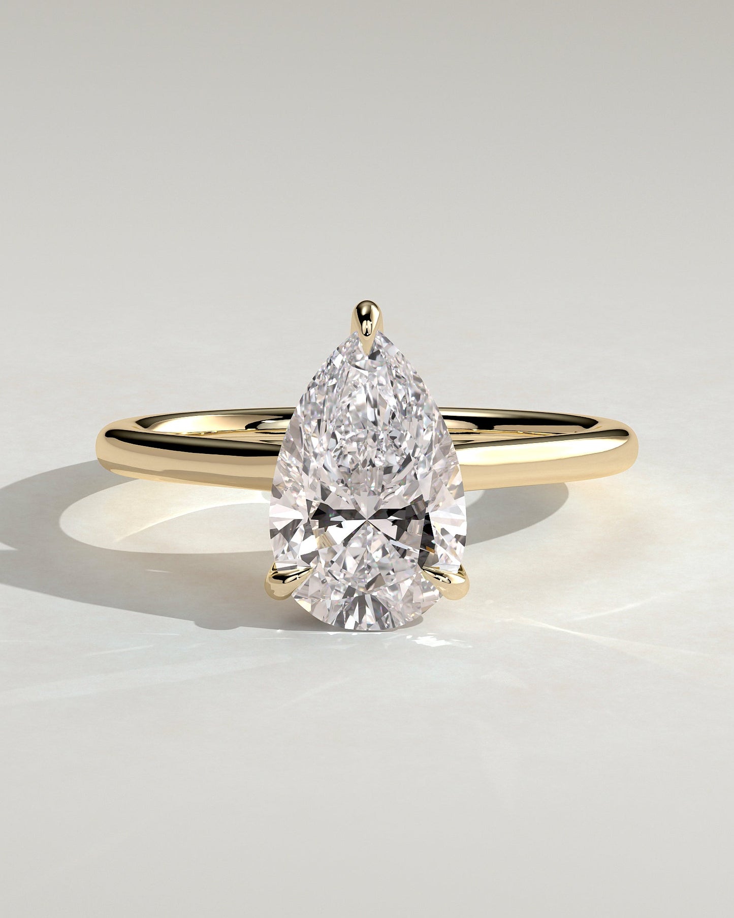 Round Halo, Pave & Split Shank Engagement Ring – 1.93 CT Lab Grown Diamond