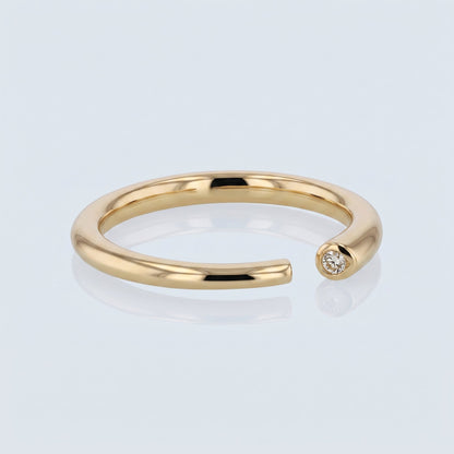 0.2 TCW Round Diamond Half Eternity DEF/VVS Lab Grown Wedding Band