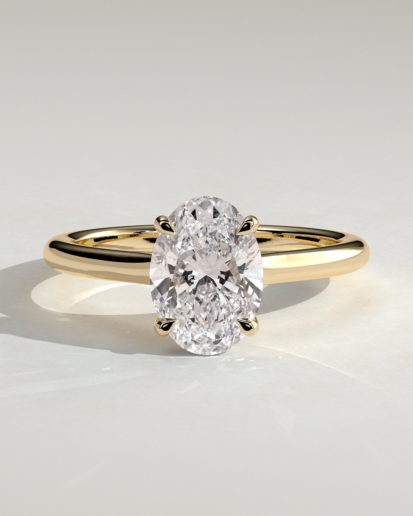 Round Halo, Pave & Split Shank Engagement Ring – 1.93 CT Lab Grown Diamond
