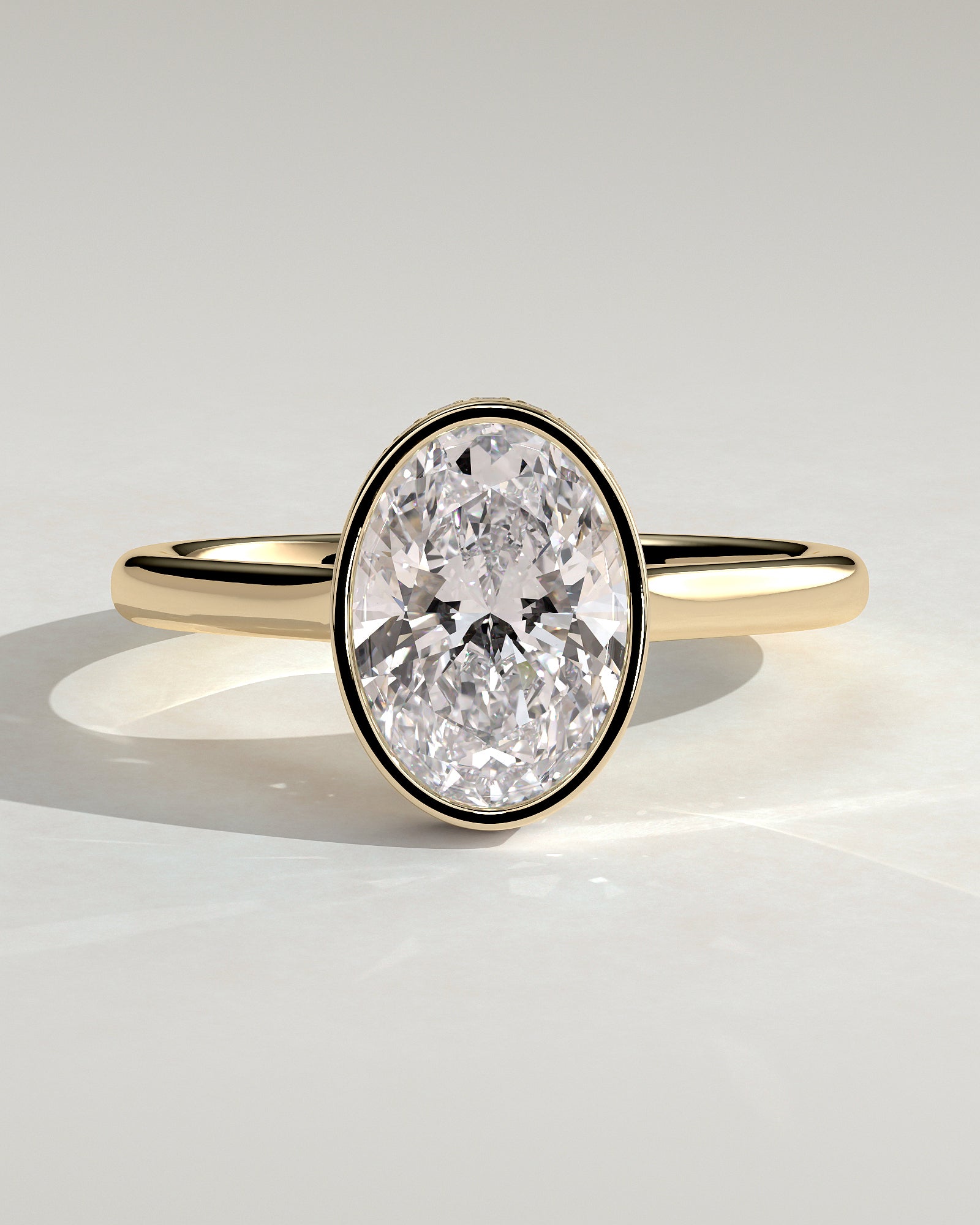 Round Halo, Pave & Split Shank Engagement Ring – 1.93 CT Lab Grown Diamond