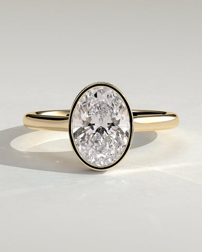 Round Halo, Pave & Split Shank Engagement Ring – 1.93 CT Lab Grown Diamond