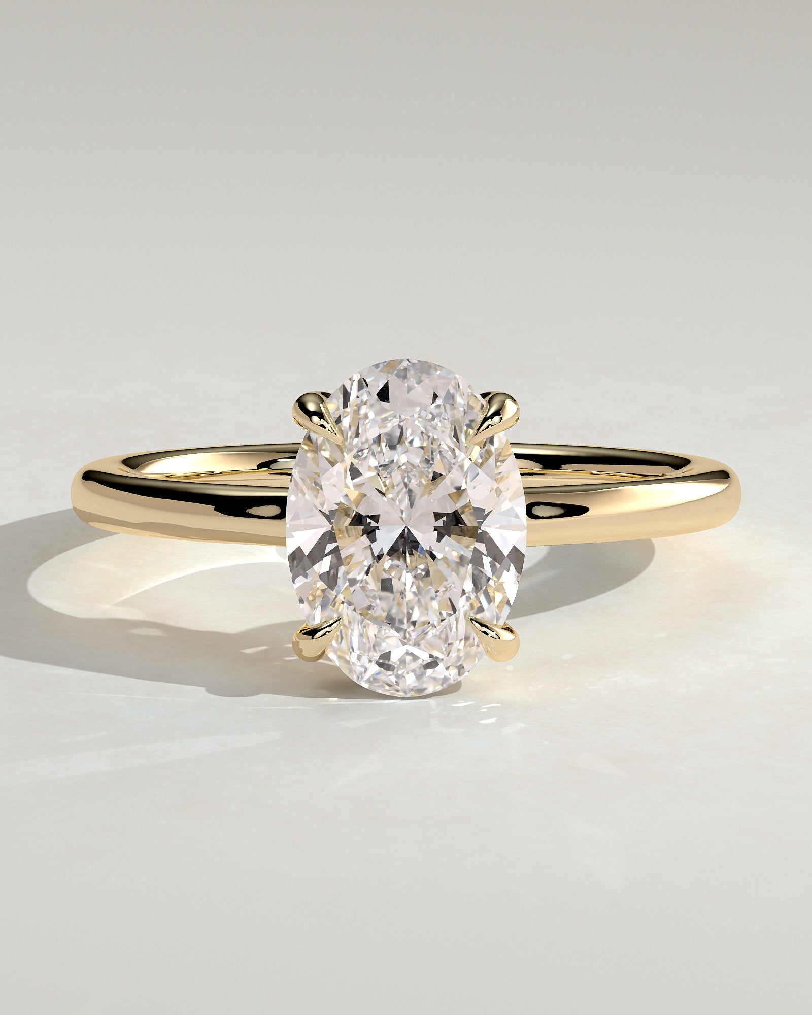 Round Halo, Pave & Split Shank Engagement Ring – 1.93 CT Lab Grown Diamond