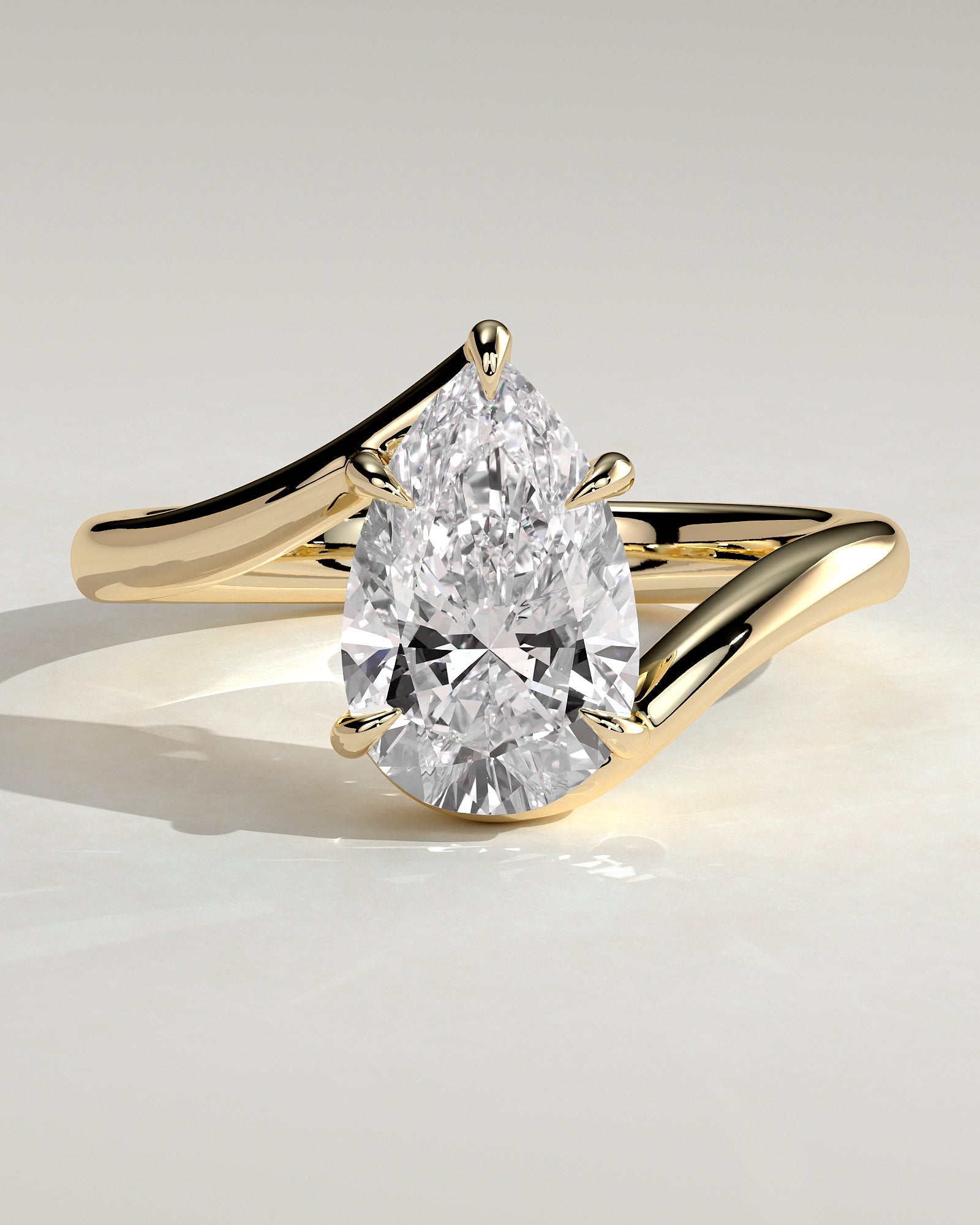 Round Halo, Pave & Split Shank Engagement Ring – 1.93 CT Lab Grown Diamond