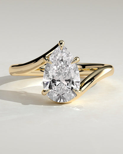 Round Halo, Pave & Split Shank Engagement Ring – 1.93 CT Lab Grown Diamond