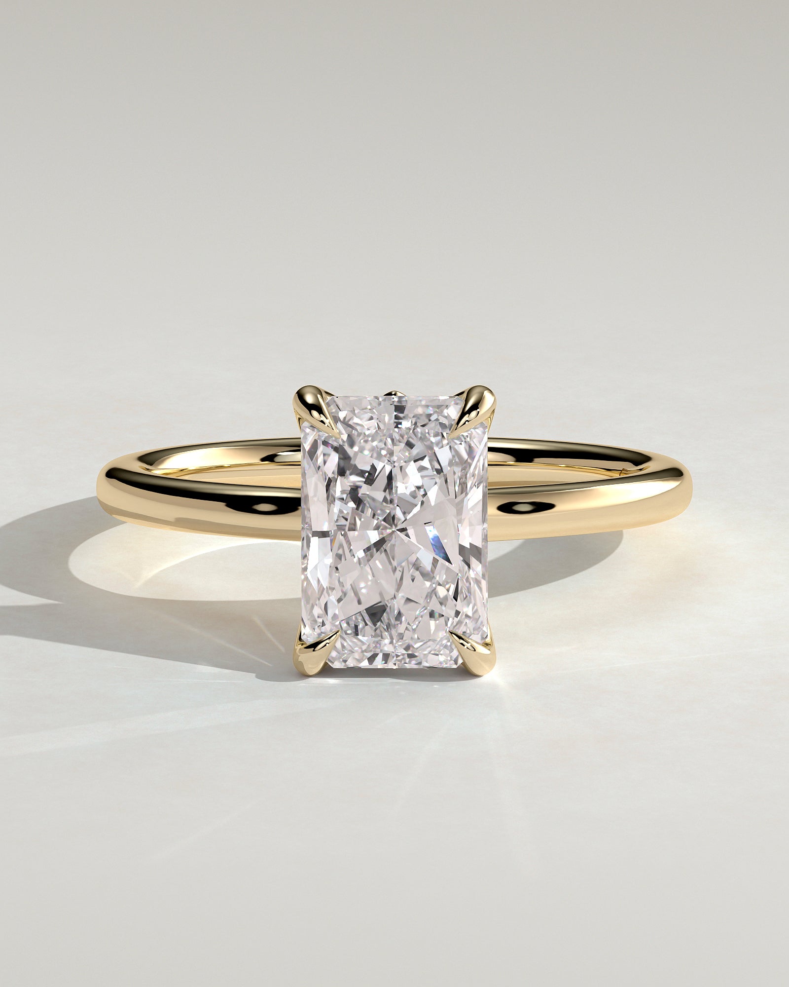 Round Halo, Pave & Split Shank Engagement Ring – 1.93 CT Lab Grown Diamond