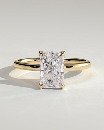 Round Halo, Pave & Split Shank Engagement Ring – 1.93 CT Lab Grown Diamond