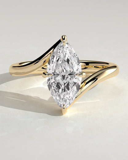 Round Halo, Pave & Split Shank Engagement Ring – 1.93 CT Lab Grown Diamond