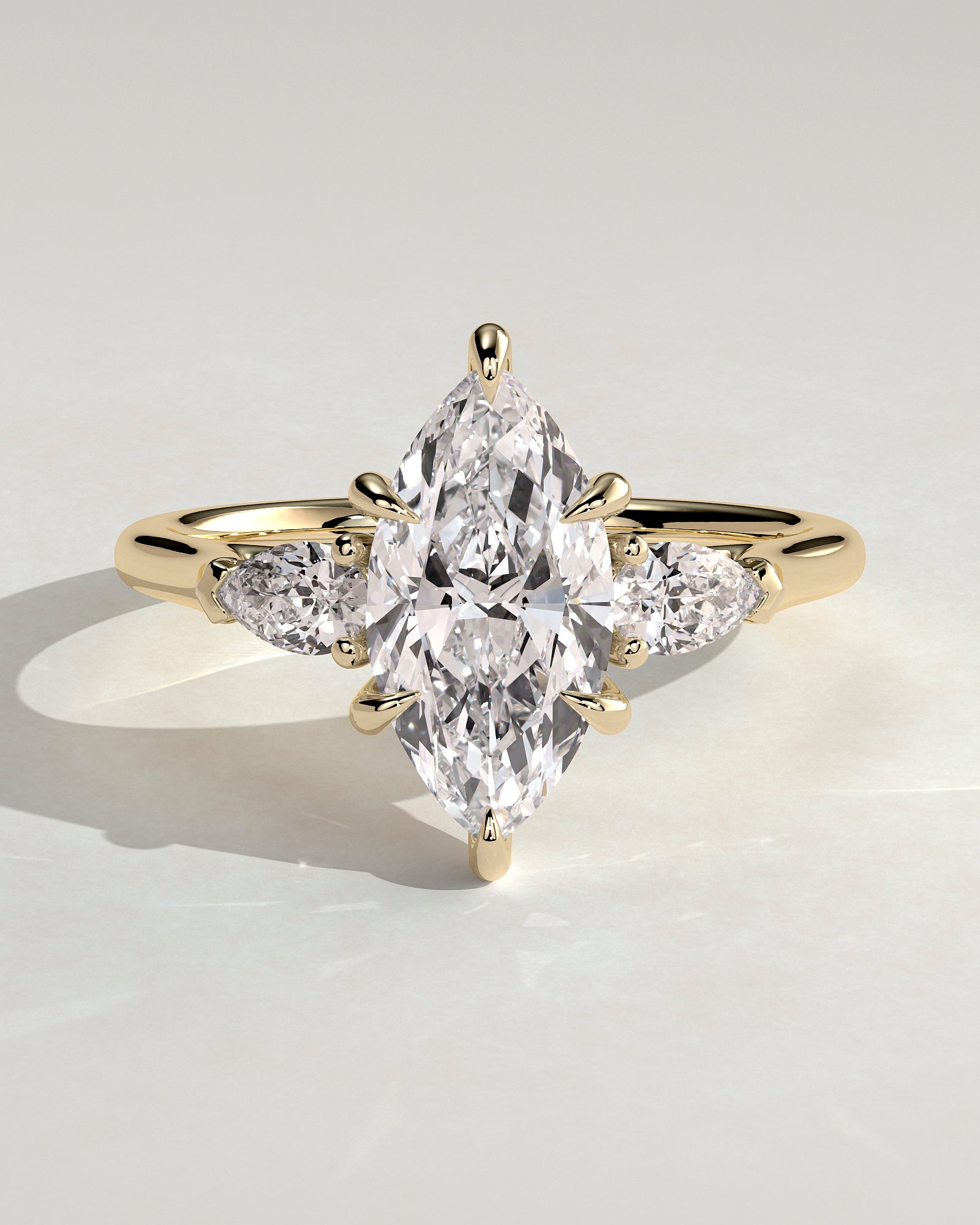 Round Halo, Pave & Split Shank Engagement Ring – 1.93 CT Lab Grown Diamond