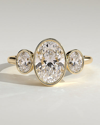 Round Halo, Pave & Split Shank Engagement Ring – 1.93 CT Lab Grown Diamond