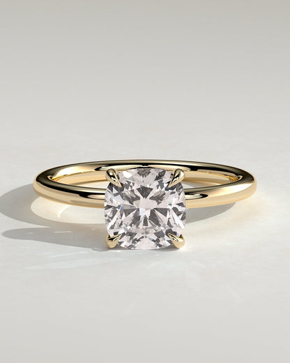 Round Halo, Pave & Split Shank Engagement Ring – 1.93 CT Lab Grown Diamond