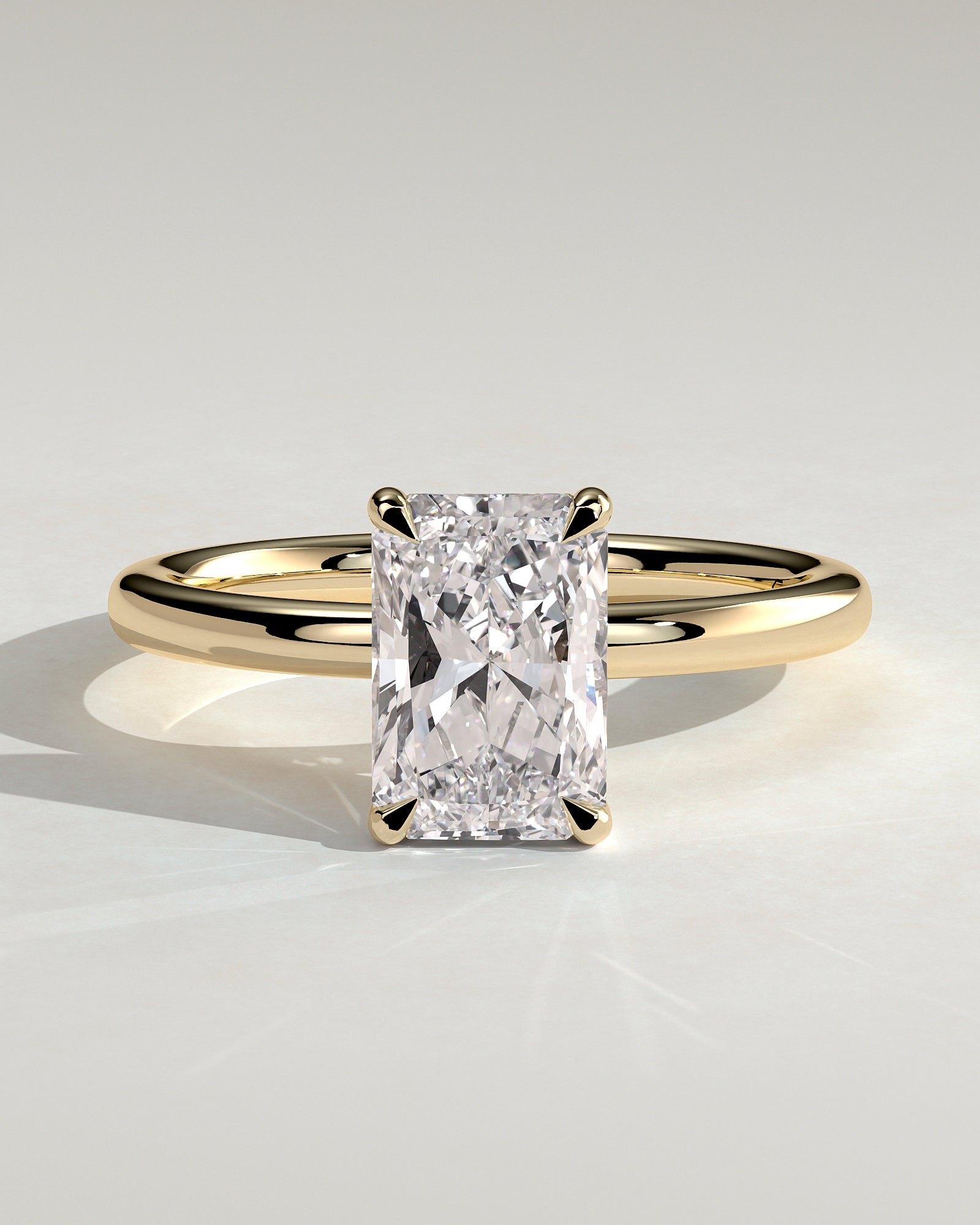 Round Halo, Pave & Split Shank Engagement Ring – 1.93 CT Lab Grown Diamond