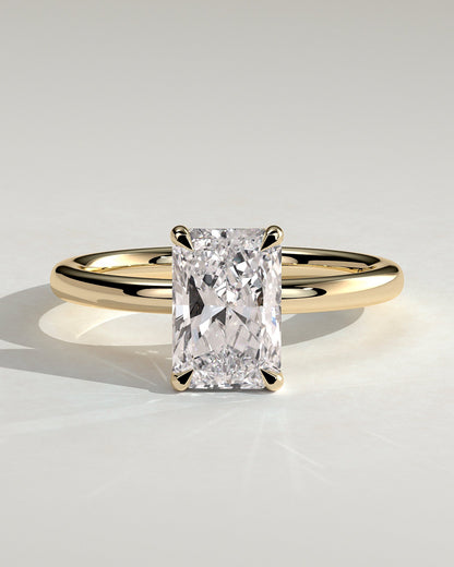 Round Halo, Pave & Split Shank Engagement Ring – 1.93 CT Lab Grown Diamond