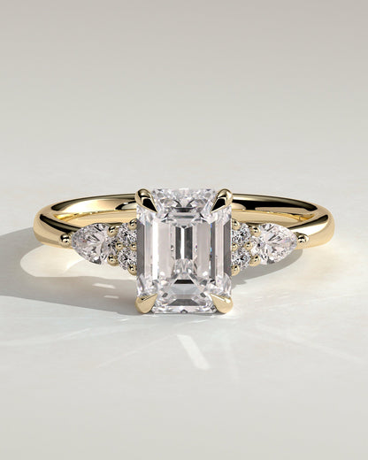 Round Halo, Pave & Split Shank Engagement Ring – 1.93 CT Lab Grown Diamond
