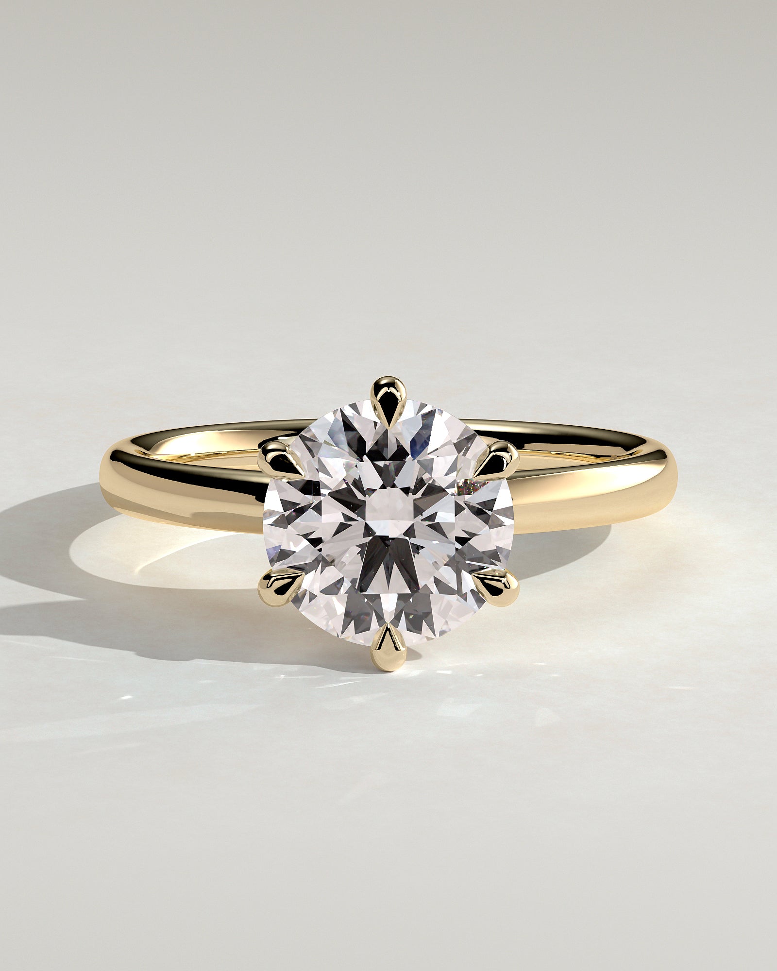 Round Halo, Pave & Split Shank Engagement Ring – 1.93 CT Lab Grown Diamond