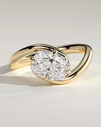 Round Halo, Pave & Split Shank Engagement Ring – 1.93 CT Lab Grown Diamond