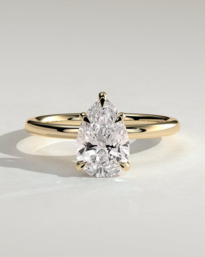 Round Halo, Pave & Split Shank Engagement Ring – 1.93 CT Lab Grown Diamond