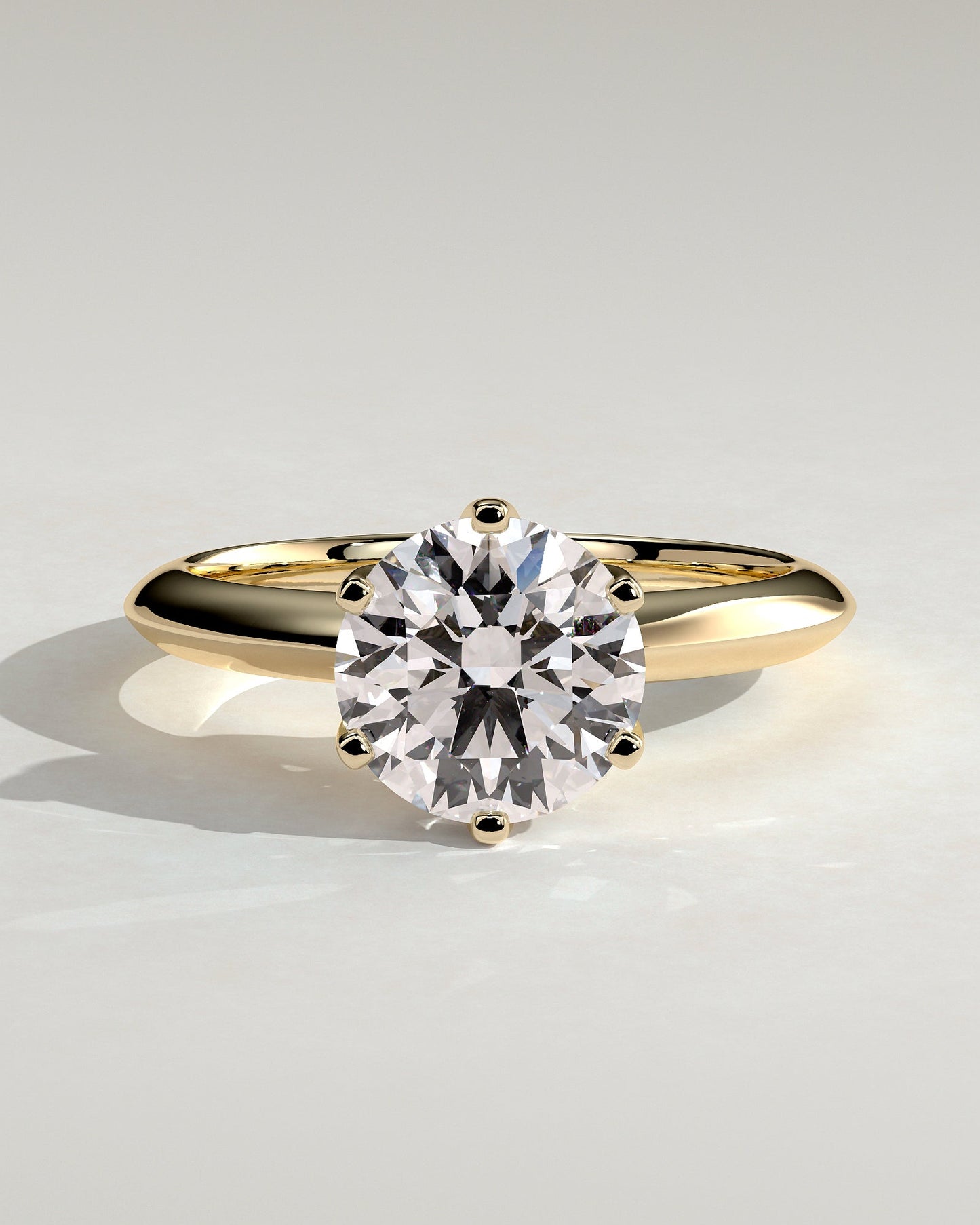 Round Halo, Pave & Split Shank Engagement Ring – 1.93 CT Lab Grown Diamond