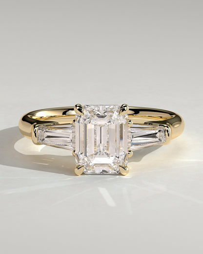 Round Halo, Pave & Split Shank Engagement Ring – 1.93 CT Lab Grown Diamond