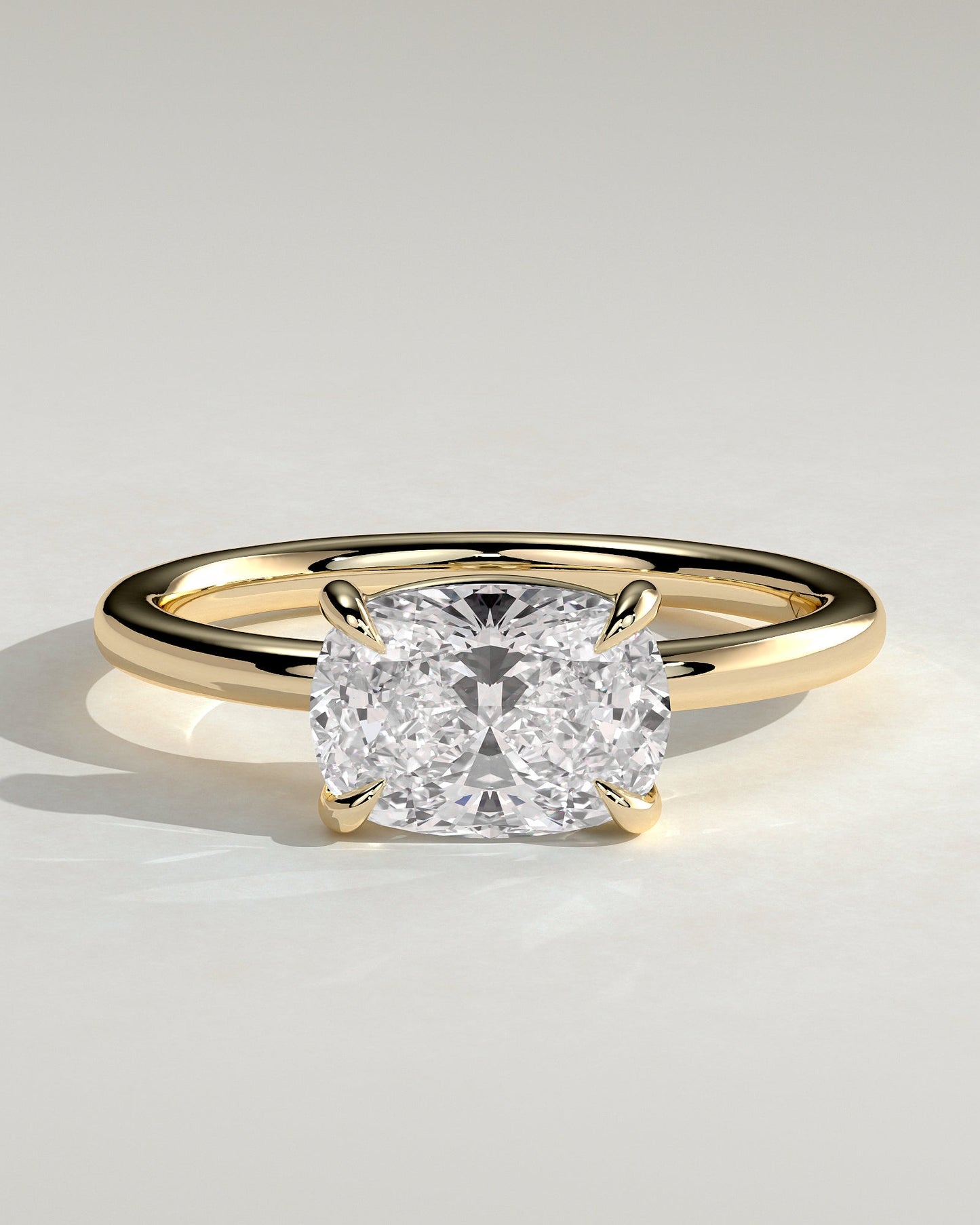 Round Halo, Pave & Split Shank Engagement Ring – 1.93 CT Lab Grown Diamond