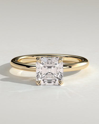 Round Halo, Pave & Split Shank Engagement Ring – 1.93 CT Lab Grown Diamond