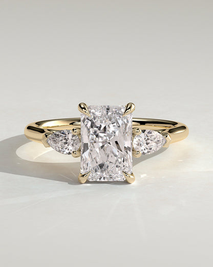 Round Halo, Pave & Split Shank Engagement Ring – 1.93 CT Lab Grown Diamond