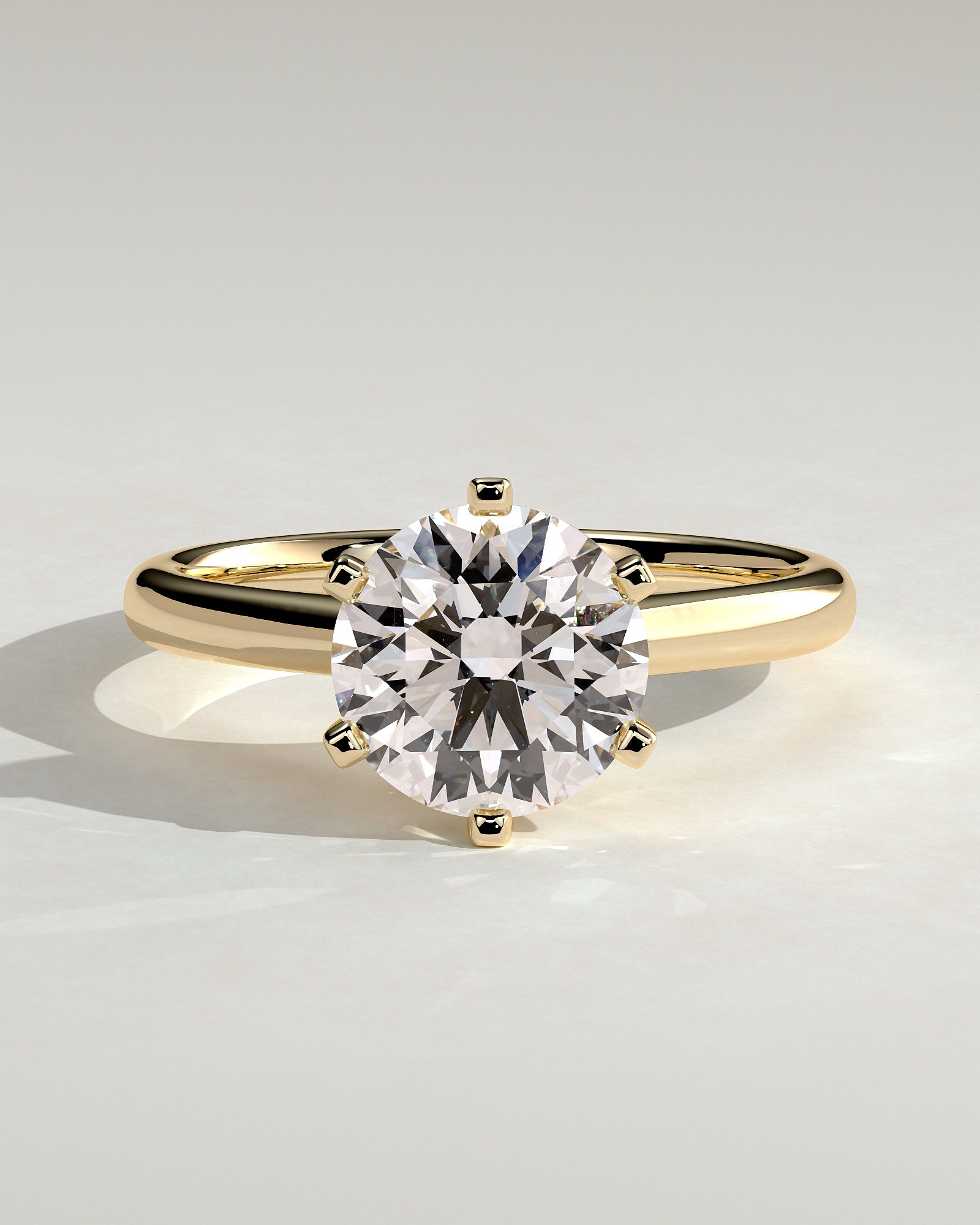 Round Halo, Pave & Split Shank Engagement Ring – 1.93 CT Lab Grown Diamond