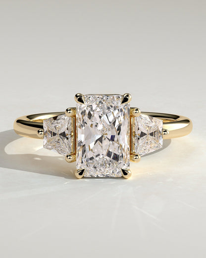 Round Halo, Pave & Split Shank Engagement Ring – 1.93 CT Lab Grown Diamond