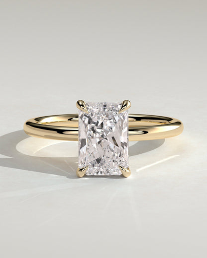 Round Halo, Pave & Split Shank Engagement Ring – 1.93 CT Lab Grown Diamond