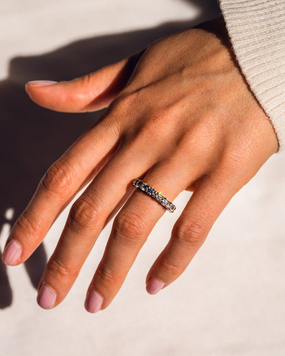 2.4 CT Round Half Eternity Lab Grown Diamond Wedding Band