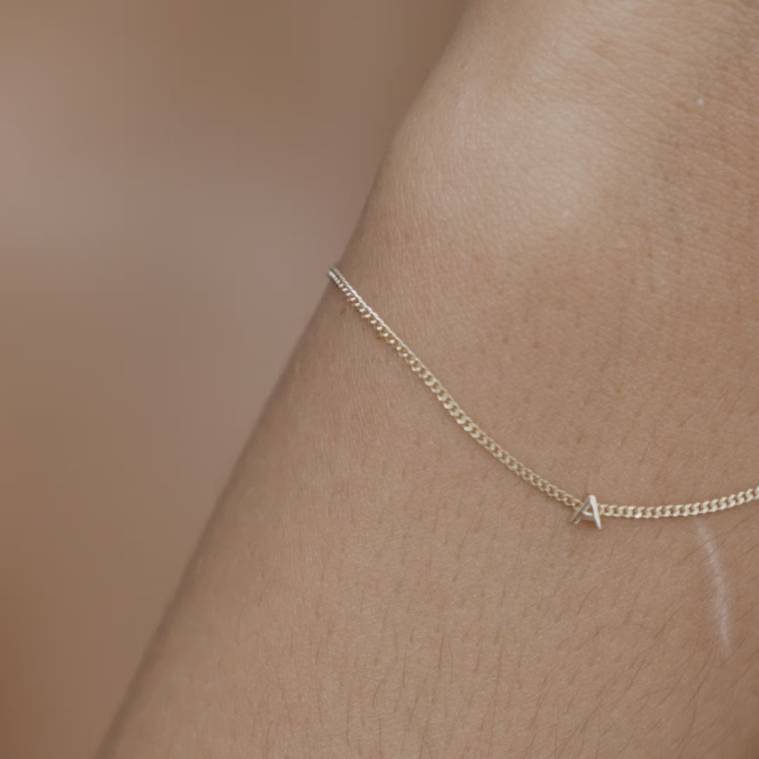 Letter Chain Bracelet