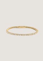 4 TCW Round Lab Grown Diamond Tennis Bracelet
