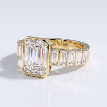 Marquise Swirl Solitaire Engagement Ring – 1 CT Lab Grown Diamond