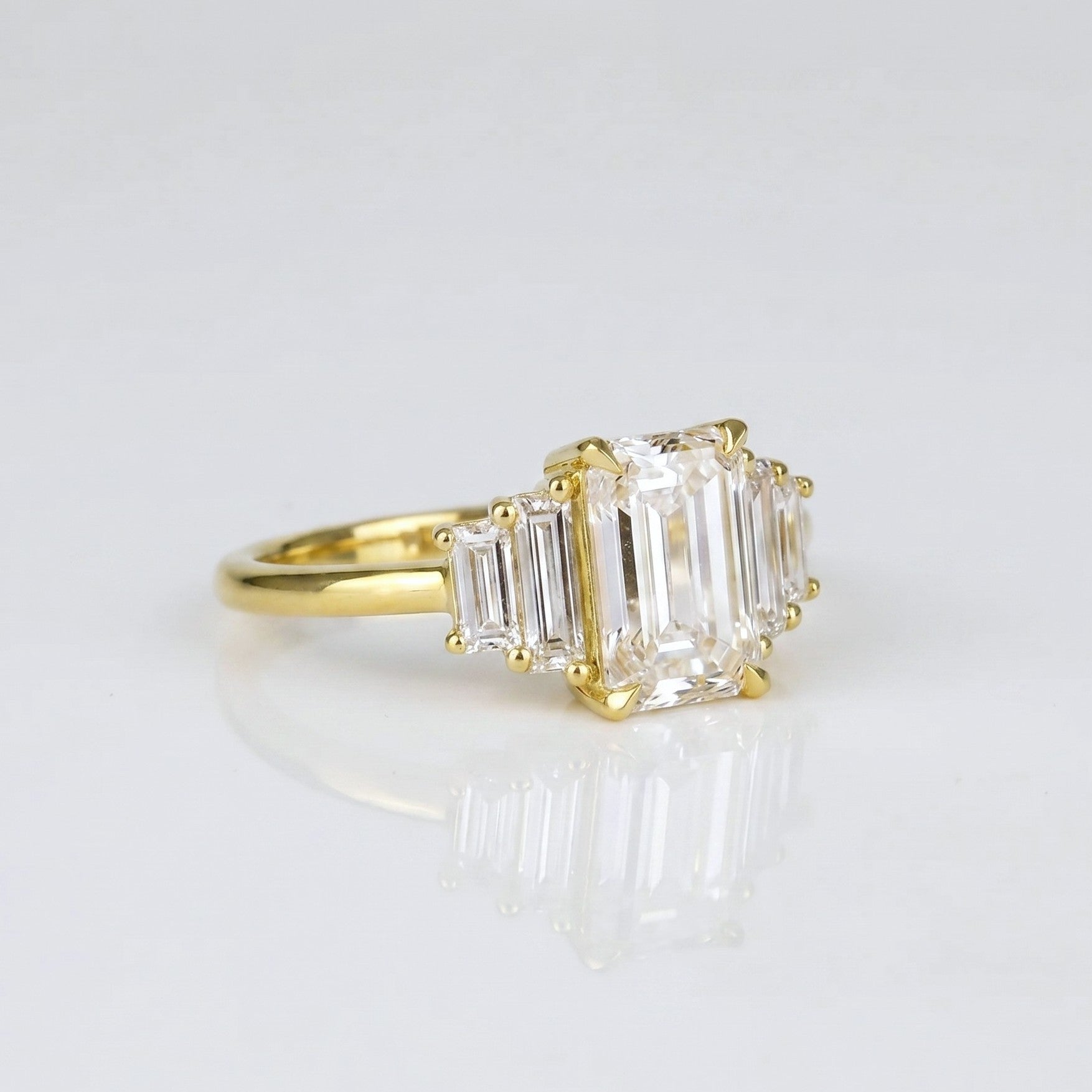 Marquise Swirl Solitaire Engagement Ring – 1 CT Lab Grown Diamond