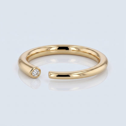 0.2 TCW Round Diamond Half Eternity DEF/VVS Lab Grown Wedding Band
