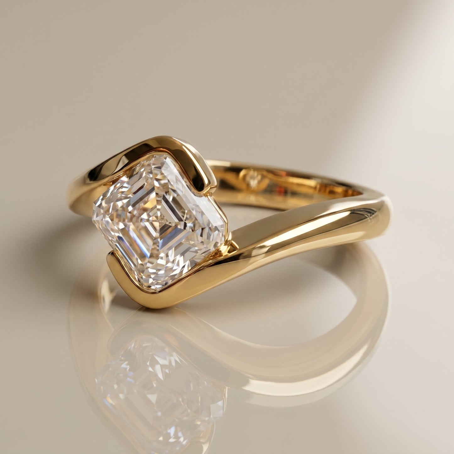 Oval Solitaire Engagement Ring – 2 CT Lab Grown Diamond
