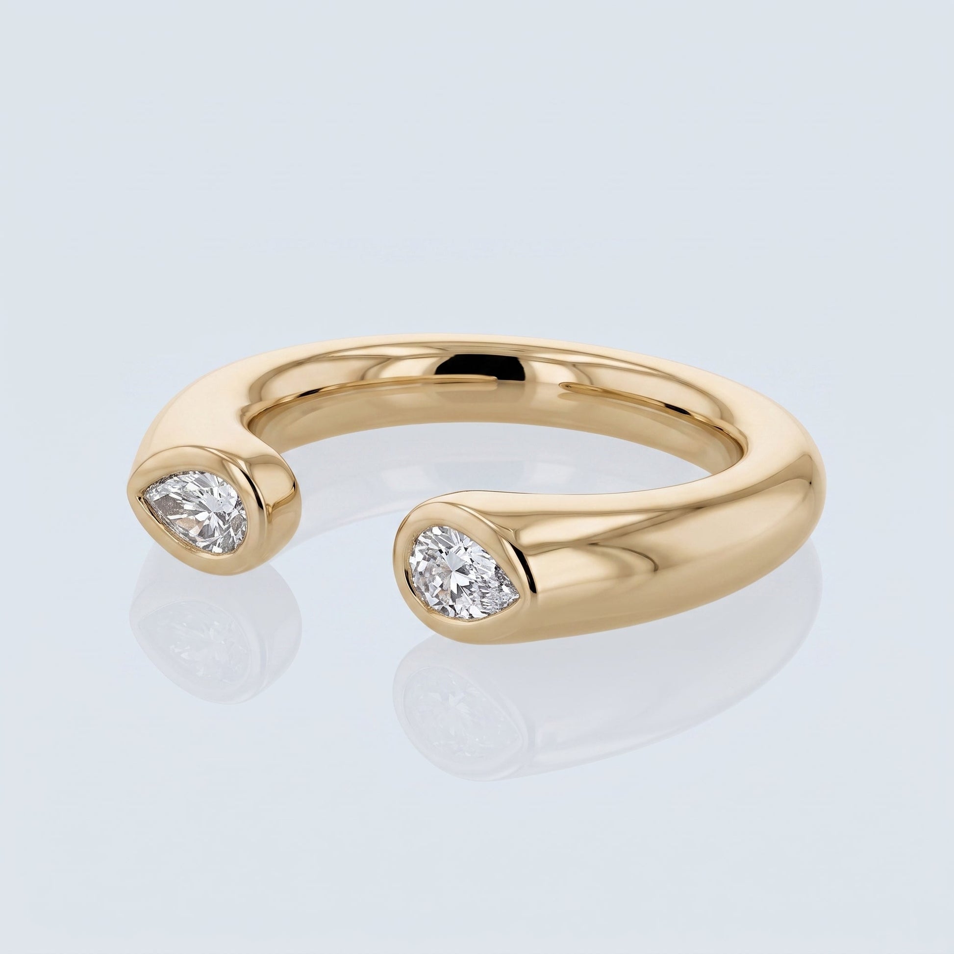 0.2 TCW Round Diamond Half Eternity DEF/VVS Lab Grown Wedding Band