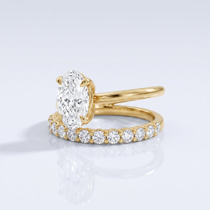 Marquise Swirl Solitaire Engagement Ring – 1 CT Lab Grown Diamond