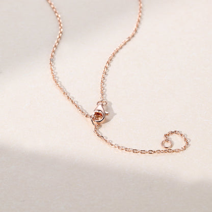 0.20 CT Marquise Moissanite Diamond Cluster Pendant Necklace in Solid Gold 4